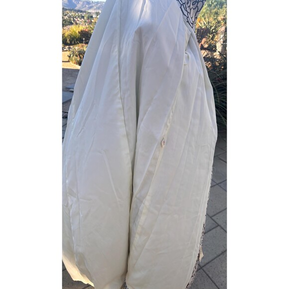 IMagnin Geometric Brown and Cream Trench from the 1960s or 1970s, Size Small ? - Picture 9 of 9